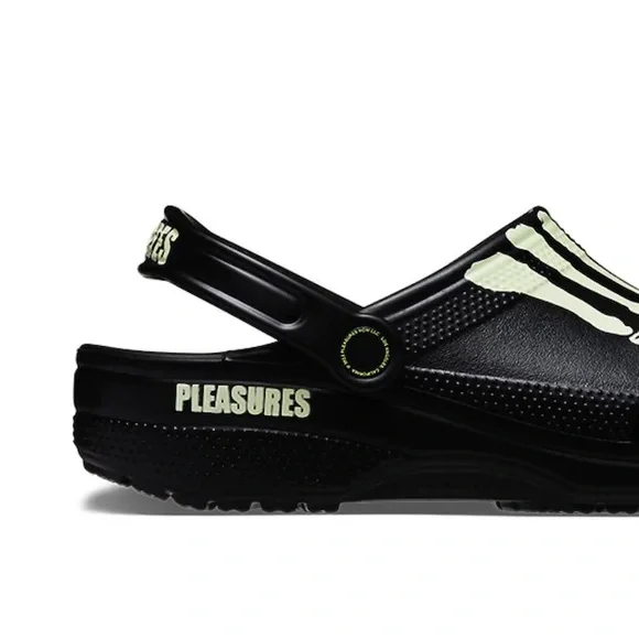 Crocs X pleasures glow in the dark skeleton clogs. Crocs Pleasures x Classic Clog  main image 2